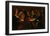 Feast Scene with a Young Married Couple, c.1617-Gerrit van Honthorst-Framed Giclee Print