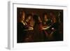 Feast Scene with a Young Married Couple, c.1617-Gerrit van Honthorst-Framed Giclee Print