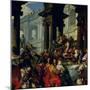 Feast Under an Ionic Portico, circa 1720-25-Giovanni Paolo Pannini-Mounted Giclee Print