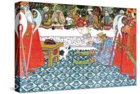 Feast-Ivan Bilibin-Stretched Canvas