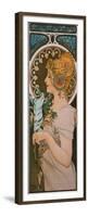 Feather, 1899-Alphonse Mucha-Framed Premium Giclee Print