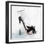 Feather Heel-Isabelle Z-Framed Art Print