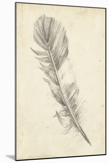 Feather Sketch I-Ethan Harper-Mounted Art Print