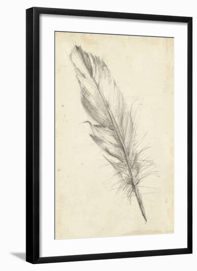 Feather Sketch III-Ethan Harper-Framed Art Print