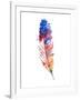 Feather Watercolor II-Jensen Adamsen-Framed Art Print