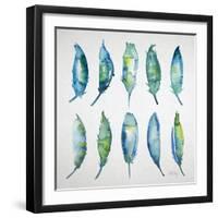 Feather Watercolor-Cat Coquillette-Framed Giclee Print