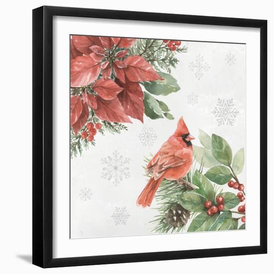 Feathered Festivities II-Leslie Trimbach-Framed Art Print