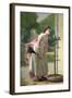 Feathered Friends, 1868 (Oil on Panel)-Joseph Caraud-Framed Giclee Print