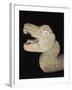 Feathered Snake Head in Stone, from Chichen Itza, Mexico-null-Framed Giclee Print