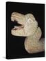 Feathered Snake Head in Stone, from Chichen Itza, Mexico-null-Stretched Canvas