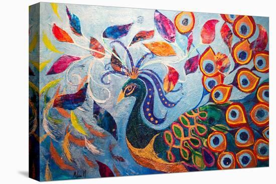 Feathers and Fantasy-Margaret Coxall-Stretched Canvas