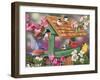 Feathers and Flowers-William Vanderdasson-Framed Giclee Print