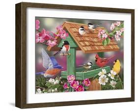 Feathers and Flowers-William Vanderdasson-Framed Giclee Print