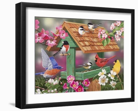 Feathers and Flowers-William Vanderdasson-Framed Giclee Print