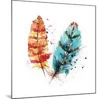 Feathers II-Sara Berrenson-Mounted Art Print