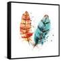 Feathers II-Sara Berrenson-Framed Stretched Canvas