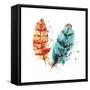Feathers II-Sara Berrenson-Framed Stretched Canvas