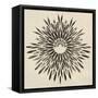 Feathers Mandala II-null-Framed Stretched Canvas