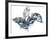 Feathers-worksart-Framed Art Print