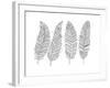 Feathers-Neeti Goswami-Framed Art Print