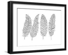 Feathers-Neeti Goswami-Framed Art Print