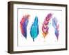 Feathers-Victoria Brown-Framed Art Print