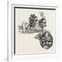 Featherstone Castle and Featherstone Bridge, UK-null-Framed Giclee Print