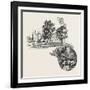 Featherstone Castle and Featherstone Bridge, UK-null-Framed Giclee Print