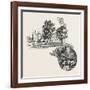 Featherstone Castle and Featherstone Bridge, UK-null-Framed Giclee Print