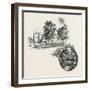 Featherstone Castle and Featherstone Bridge, UK-null-Framed Giclee Print