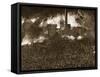 Featherstone Riots: Soldiers Firing on the People-null-Framed Stretched Canvas