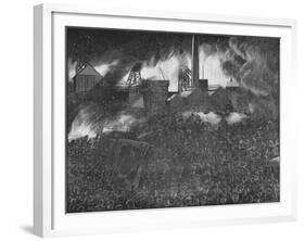 Featherstone Riots: the Soldiers Firing on the People, 1893-Arthur Salmon-Framed Giclee Print