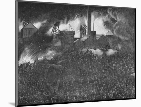 Featherstone Riots: the Soldiers Firing on the People, 1893-Arthur Salmon-Mounted Giclee Print