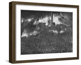 Featherstone Riots: the Soldiers Firing on the People, 1893-Arthur Salmon-Framed Giclee Print