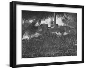 Featherstone Riots: the Soldiers Firing on the People, 1893-Arthur Salmon-Framed Giclee Print