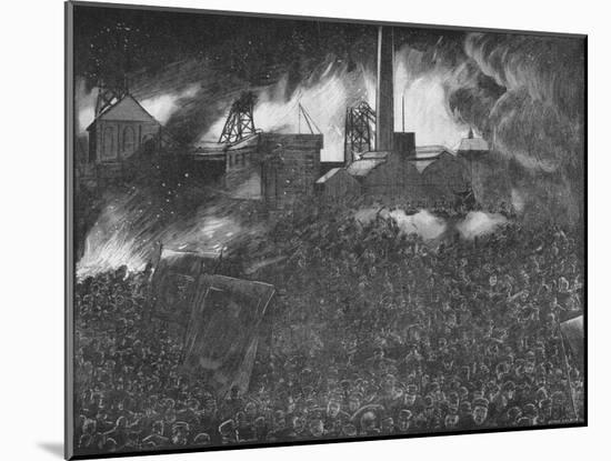 Featherstone Riots: the Soldiers Firing on the People, 1893-Arthur Salmon-Mounted Giclee Print