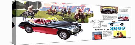 Features - Austin Healey 3000-null-Stretched Canvas