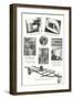 Features of a Travel Trailer-null-Framed Art Print