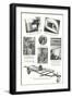 Features of a Travel Trailer-null-Framed Art Print