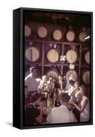 February 11, 1957: Trocadero Rum Distillery in Havana, Cuba-Ralph Morse-Framed Stretched Canvas