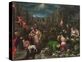 February, 1595-1600, (Oil on Canvas)-Leandro Da Ponte Bassano-Stretched Canvas