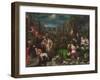 February, 1595-1600, (Oil on Canvas)-Leandro Da Ponte Bassano-Framed Giclee Print