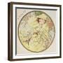 February, 1899 (Detail)-Alphonse Mucha-Framed Premium Giclee Print