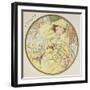 February, 1899 (Detail)-Alphonse Mucha-Framed Giclee Print