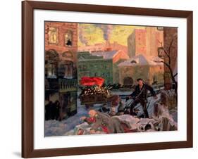 February 27, 1917, 1917-Boris Kustodiyev-Framed Giclee Print