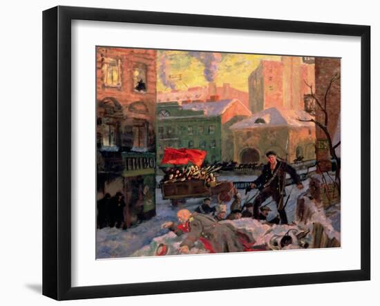 February 27, 1917, 1917-Boris Kustodiyev-Framed Giclee Print