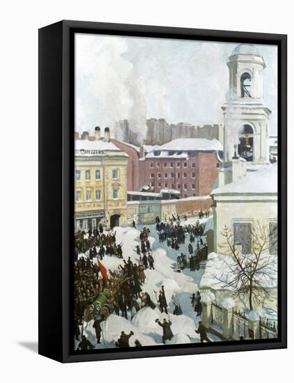 February 27th, 1917-Boris Mikhajlovich Kustodiev-Framed Stretched Canvas