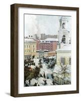 February 27th, 1917-Boris Mikhajlovich Kustodiev-Framed Giclee Print