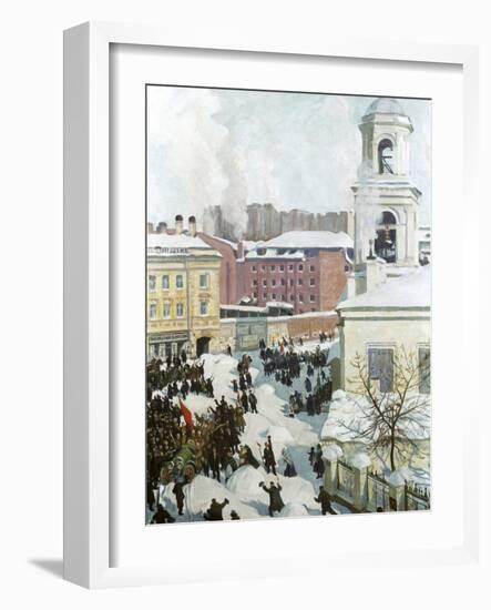 February 27th, 1917-Boris Mikhajlovich Kustodiev-Framed Giclee Print