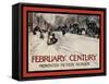 February Century, Midwinter Fiction Number-Everett Shinn-Framed Stretched Canvas